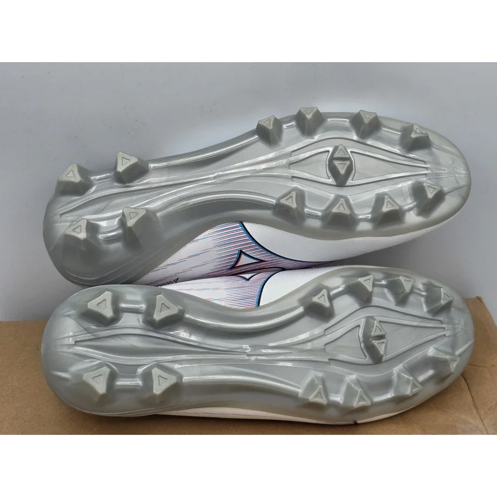 Mizuno a Select Junior Unisex Big Kids Soccer Shoe White Ignition Red‎ Size 4